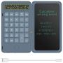 Basic Calculator Notepad with 6.5 Inch LCD Writing Tablet, Rechargeable, Lock Button and E-Pen,12 Digit Display, Also Inkless Drawing/Memo Pads/Planning Boards, Hand-held for Daily and Basic Office