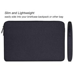 13-13.3 Inch Tablet Sleeve Case, Waterproof Laptop Case Bag for Lenovo Yoga 730 720 13.3, Asus Zenbook 13, Acer Spin 5 13.3, Samsung Notebook 7 Spin 13.3 with Small Case, Black