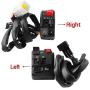 DIYARTS 7/8'' 22mm Motorcycle Switch Motorbike Handlebar Horn Button Turn Signal Fog Lamp Light Electric Start Controller Headlight Taillight Switches On/Off