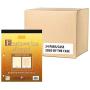 Roaring Spring Signature Collection 5x5 Grid Covered Engineering Pad, 1 Case (24 Total), 20# Buff, 3 Hole Punched, 8.5'' x 11'' 80 Sheets, Buff Paper