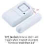 GE Personal Security Window/Door, 12-Pack, DIY Protection, Burglar Alert, Magnetic Sensor, Off/Chime/Alarm, Easy Installation, Ideal for Home, Garage, Apartment, Dorm, RV and Office, 45989, White