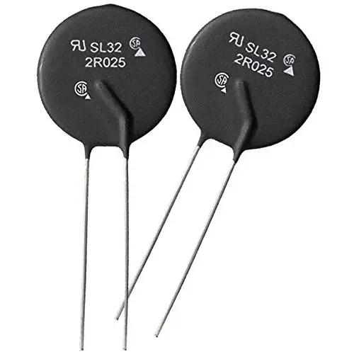 Ametherm SL32 2R025 (Pack of 2) Aqua-Rite Thermistor, ICL 2 OHM 20% 25A 30MM