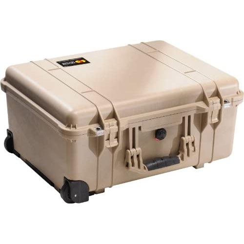 Pelican 1560 Camera Case With Foam (Desert Tan)