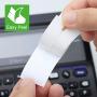 Labelife Compatible 18mm Label Tape Replacement for Brother Ptouch 3/4 Label Tape TZe-241 18mm 0.7 Laminated White TZe TZ Tape TZe241 for Brother P-touch PTD400AD PT-D600 PT-P710BT Label Maker, 6-Pack