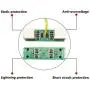 CERRXIAN RJ45 Ethernet Network Surge Protector Outdoor Arrester Protection Device for POE Switch Camera SPD Protection Suppressor