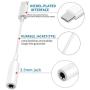 USB C to 3.5mm Headphone Jack Adapter, USB Type C to 3.5mm Adapter Compatible with Pixel 4 3 2 XL, Samsung S10 S9 Plus Note 10, Pad Pro,Mate 30 20 Pro and More [2 Pack]