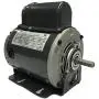 GW 1/4 HP Belt Drive Fan Motor, 115V, 48 Frame, Split Phase Start Capacitor Run Electric Motor, 1725RPM, SF 1.35, SFA 4.5A, ODP Enclosure, Resilient Base, Auto Overload Protector