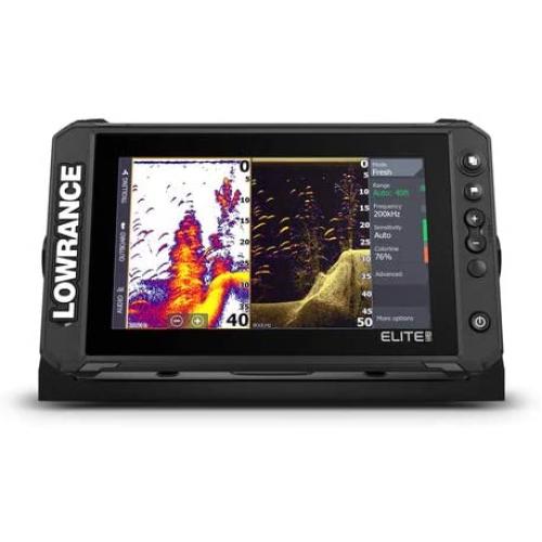 Lowrance Elite FS 9 Fish Finder (No Transducer) with Preloaded C-MAP Contour+ Charts
