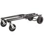 Rock-N-Roller R12STEALTH (All Terrain Stealth) 8-in-1 Folding Multi-Cart/Hand Truck/Dolly/Platform Cart/34'' to 52'' Telescoping Frame/500 lbs. Load Capacity, Black