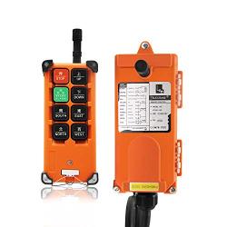 NEWTRY 8 Buttons Wireless Crane Remote Control 12V Industrial Channel Electric Lift Hoist Radio Switch Transmitter Receiver (A Transmitter + 12V Receiver)