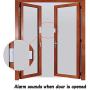 Door Window Alarm, Burglar Alarm, Home Security Wireless Magnetic Sensor Anti-Theft Alarm ((12 pcs) Home Alarm)