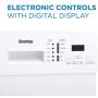 Danby 18 Inch Built in Dishwasher, 8 Place Settings, 6 Wash Cycles and 4 Temperature + Sanitize Option, Energy Star Rated with Low Water Consumption and Quiet Operation - White (DDW1804EW)