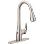 Moen 7594EWSRS Arbor Motionsense Wave Sensor Touchless One-Handle Pulldown Kitchen Faucet Featuring Power Clean , Spot Resist Stainless