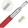 Telescopic Pointer Stick with Hand Lanyard, Teacher Pointer for Classroom, Presentation Pointers for Teachers, Hand Pointer Extendable Pointer Stick Retractable Pointer Pen Whiteboard Pointer (Red)