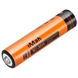 8-Pack iMah AAA Rechargeable Batteries 1.2V 750mAh Ni-MH, Also Compatible with Panasonic Cordless Phone Battery 1.2V 550mAh HHR-55AAABU and 750mAh HHR-75AAA/B, Toys and Outdoor Solar Lights