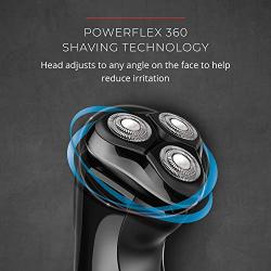 Remington PR1235 R3 Power Series Rotary Shaver, Mens Electric Razor, Electric Shaver, Black