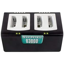 Transformer 4-Bay Battery Charger for Vocera B3000 Batteries. Power Supply Included