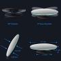 yusheng 2PCS small Blind Spot Mirror,2'' Round HD Glass Convex Rear View Mirror Stick On with 360° Rotation Adjustable for Cars SUV and Trucks (Frameless)