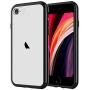 JETech Case for iPhone SE 2020 2nd Generation, iPhone 8 and iPhone 7, 4.7-Inch, Shockproof Bumper Cover, Anti-Scratch Clear Back (Black)