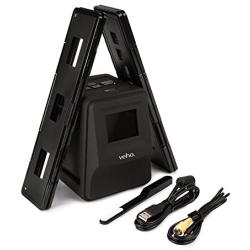 Veho Smartfix Portable Stand Alone 14 Megapixel Negative Film & Slide Scanner with 2.4” Digital Screen and 135 Slider Tray for 135/110/126 Negatives Compatible with Mac/PC – Black (VFS-014-SF)