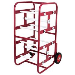 AdirPro Transportable Multiple Axle Cable Caddy - Multi-Spool Wire Rack Dispenser - Easy Use Cable Holder & Distribution - for Workplace Efficiency