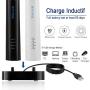 HSYTEK Whitening Electric Toothbrush Dual Handles, H21 TouchDo Ultra Sonic 48,000 VPM Motor Rechargeable Toothbrushes for Adults and Teens with 8 Brush Heads - 3 Modes w Smart Timer