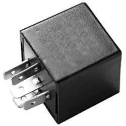 EP27 Flasher Relay for 2001-17 Jeep Wrangler TJ JK JKU,98-02 Dodge RAM 1500 2500 3500 Trucks Flashers Relay, Compatible LED Electronic Turn Signal & Hazard Warn Hyper Flash 5 Pin Flasher Relay EFL-4