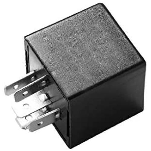 EP27 Flasher Relay for 2001-17 Jeep Wrangler TJ JK JKU,98-02 Dodge RAM 1500 2500 3500 Trucks Flashers Relay, Compatible LED Electronic Turn Signal & Hazard Warn Hyper Flash 5 Pin Flasher Relay EFL-4
