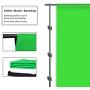 SH Photography Lighting Kit, 6.5x10FT/2x3m Background Support System 800W 5500K Softbox Umbrella Continuous Lighting Equipment, 2-in-1 Reflector, for Photos, Videos, Portraits and Product Shooting