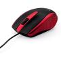 Verbatim Optical Mouse - Wired with USB Accessibility - Mac & PC Compatible - Red