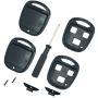 Not Needed for Cutting-Key Shell Replacement for Lexus ES300 ES330 GS300 GS400 GS430 GX470 IS300 LS400 LS430 LX470 RX300 RX330 RX350 RX400h RX450h SC430 Key Fob Cover with Screwdriver (Pack 2)
