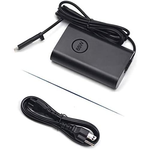 65w for Dell Notebook Type-c AC Power Adapter,Also Compatible Latitude 7290 7275 7370 5175 5285 5290 7390-2in1 XPS 12 9250 13 9360 9370 9333 XPS 13 0JYNW, 2YKOF, 02YKOF Series Charger