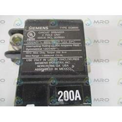 SIEMENS EQ8695 Breaker 200 AMP EQ, Black