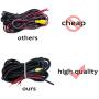 Omotor Tailgate Backup Camera for Dodge Ram 1500,2500,3500 2002-2009 Black Tailgate Backup Reverse Handle with Backup Camera