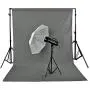 Neewer 10 x 12FT / 3 x 3.6M PRO Photo Studio premium polyester Collapsible Backdrop Background for Photography,Video and Television (Background Only) - Grey