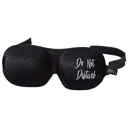 Bucky Ultralight Comfortable Contoured Travel and Sleep Eye Mask, Do Not Disturb, One Size