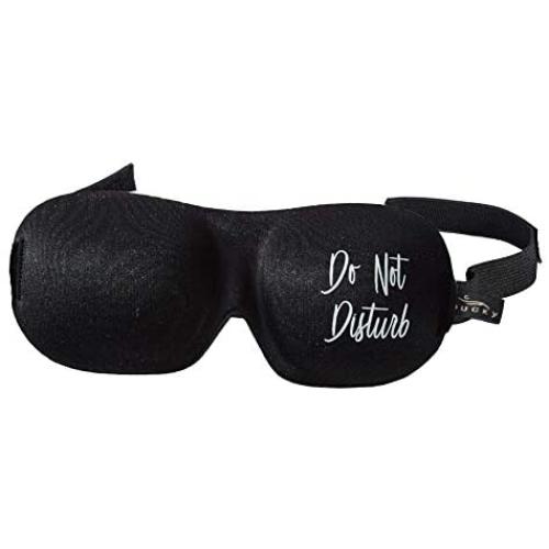 Bucky Ultralight Comfortable Contoured Travel and Sleep Eye Mask, Do Not Disturb, One Size