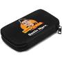 Hxuedan Roman Atwood Smile More Data Cable Storage Bag Portable and independently Designed Storage Box, Suitable for Outdoor Travel to Place Data Cable Electronic Products, etc.