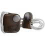 ELFRhino Genuine Leather Headphone Earphone Organizer Cord Organizer Wrap Winder Cord Manager Cable Winder(Set of 2, Coffee)