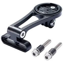 Dymoece Adjustable Out Front Bike Computer Combo Extended Mount for Garmin Edge 25 130 200 500 510 520 800 810 820 1000 1030