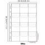 Homgaty 10 Sheet Plastic Coin Pocket Page Clear Coin Holders Stamp Coin Collector Binder Sheets Currency Collecting Album Supplies (12 Pocket Pages)