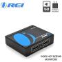 4K 1 in 2 Out HDMI Splitter by OREI - Ultra HD 4K @ 30 Hz 1x2 V. 1.4 HDCP, Power HDMI Supports 3D Full HD 1080P for Xbox, PS4 PS3 Fire Stick Blu Ray Apple TV HDTV - Adapter Included