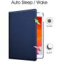 Fintie Rotating Case for New iPad 8th Gen (2020) / 7th Generation (2019) 10.2 Inch - [Built-in Pencil Holder] 360 Degree Rotating Smart Protective Stand Cover with Auto Sleep/Wake, Navy