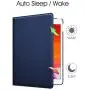 Fintie Rotating Case for New iPad 8th Gen (2020) / 7th Generation (2019) 10.2 Inch - [Built-in Pencil Holder] 360 Degree Rotating Smart Protective Stand Cover with Auto Sleep/Wake, Navy