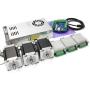 3 Axis USB Mach3 CNC Controller Kit, Nema23 Stepper Motor 76mm 270Oz-in 3A 1.8Nm + CNC Motion Control Board Signal Output 0-10V + TB6600 Driver 4.5A + 350W 24V DC Switch Power Supply