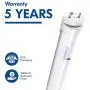 Hyperikon 4 Foot LED Tube, T8 T10 T12 40 Watt Replacement (18W), Single End Ballast Bypass, Frosted Lens, UL, Bright White, 24 Pack