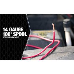 Southwire 55669123 Primary Wire, 14-Gauge Bulk Spool, 100-Feet, Red