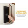 SnapSafe In Wall Gun Safe and Money Safe – This Hidden Safe Provides Security for your Firearms and Valuables, Keypad Entry – Fits Between 2 Wall Studs, Flush Mount – Ideal for Home or Office
