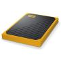 WD 500GB My Passport Go SSD Amber Portable External Storage, USB 3.0 - WDBMCG5000AYT-WESN