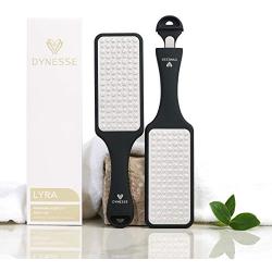 Next Generation 3-in-1 Pedicure Foot File. Callus Remover for Feet. Foot Scrubber with Ergonomic Design. Stainless Steel Foot Exfoliator for Spa and Pedicure. Pumice Stone for Feet.